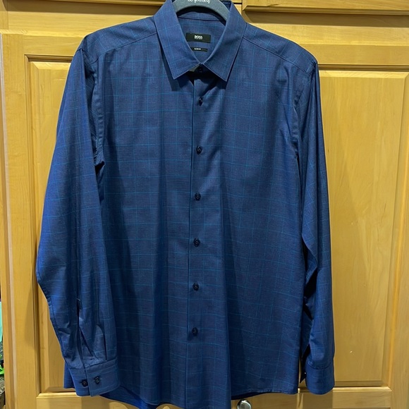 Hugo Boss Shirts Hugo Boss Slim Fit Long Sleeved Mens Button Down